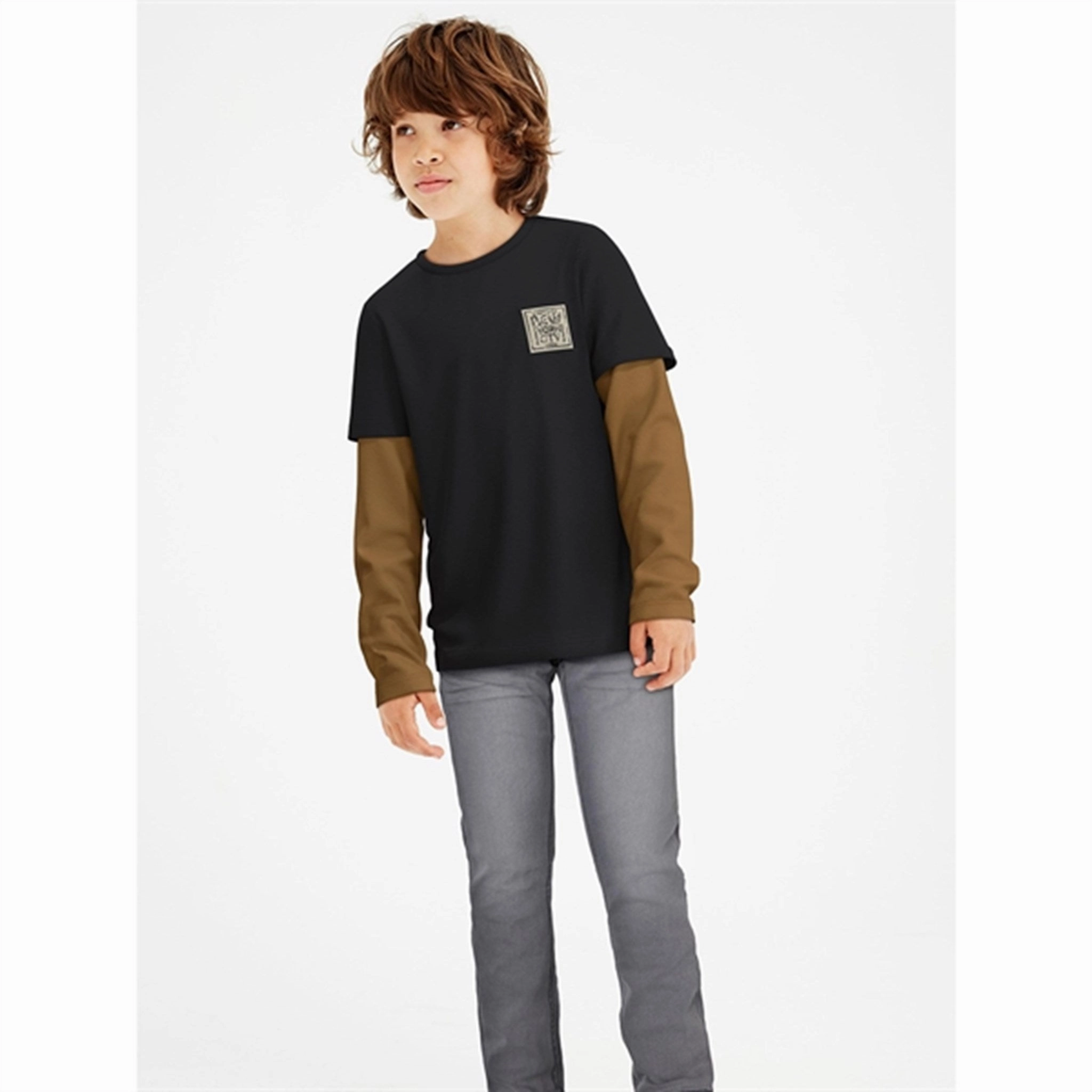 Name it Black Varto Blouse Abrasion Resistant Edging