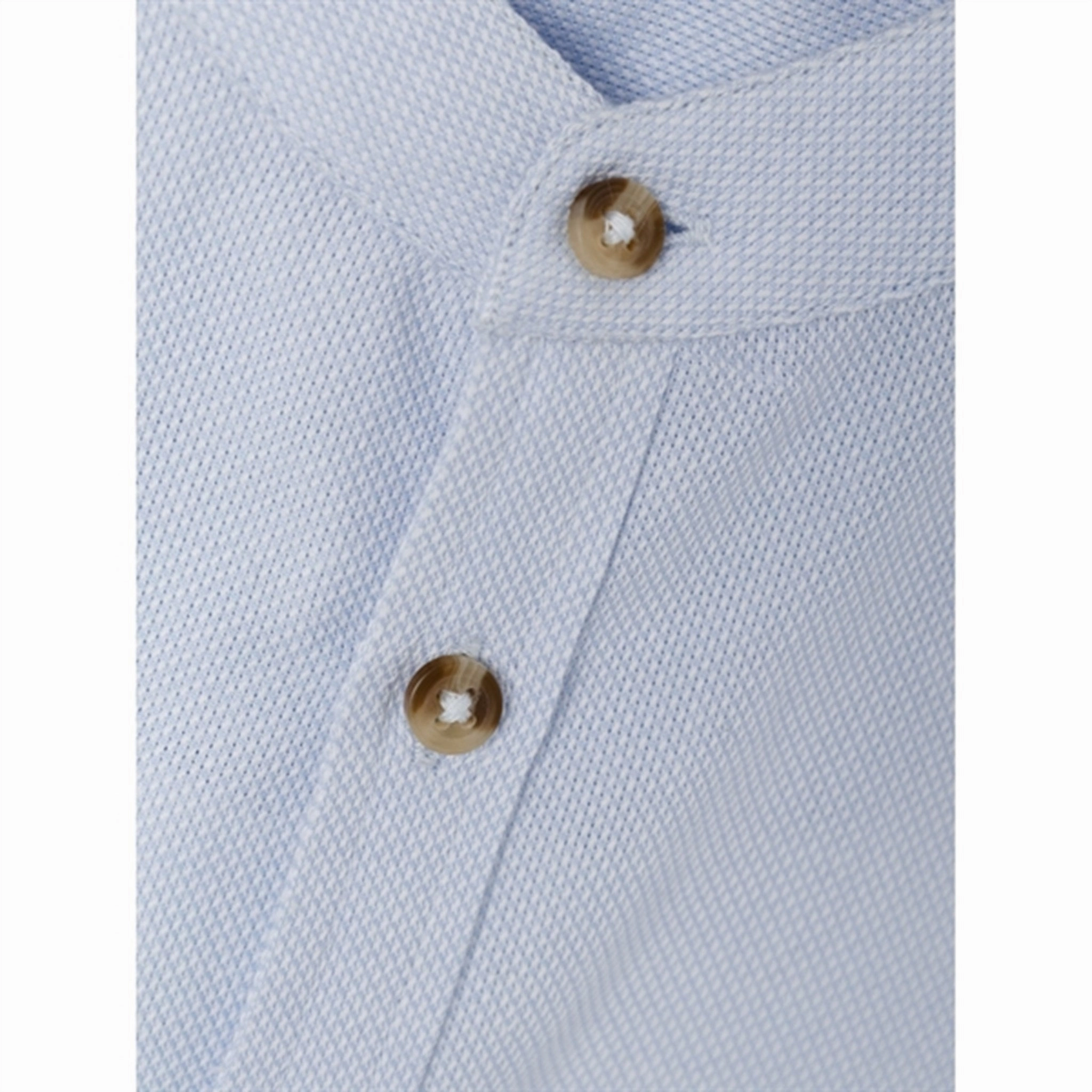 Name it Cashmere Blue Rezo Shirt Ruffle Edge Double Stitched Seams