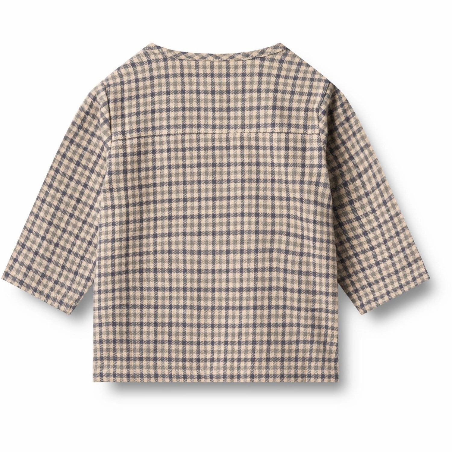 Cocktail Event Festival Fashion Wheat Blue Check Shirt L/S Shelby
