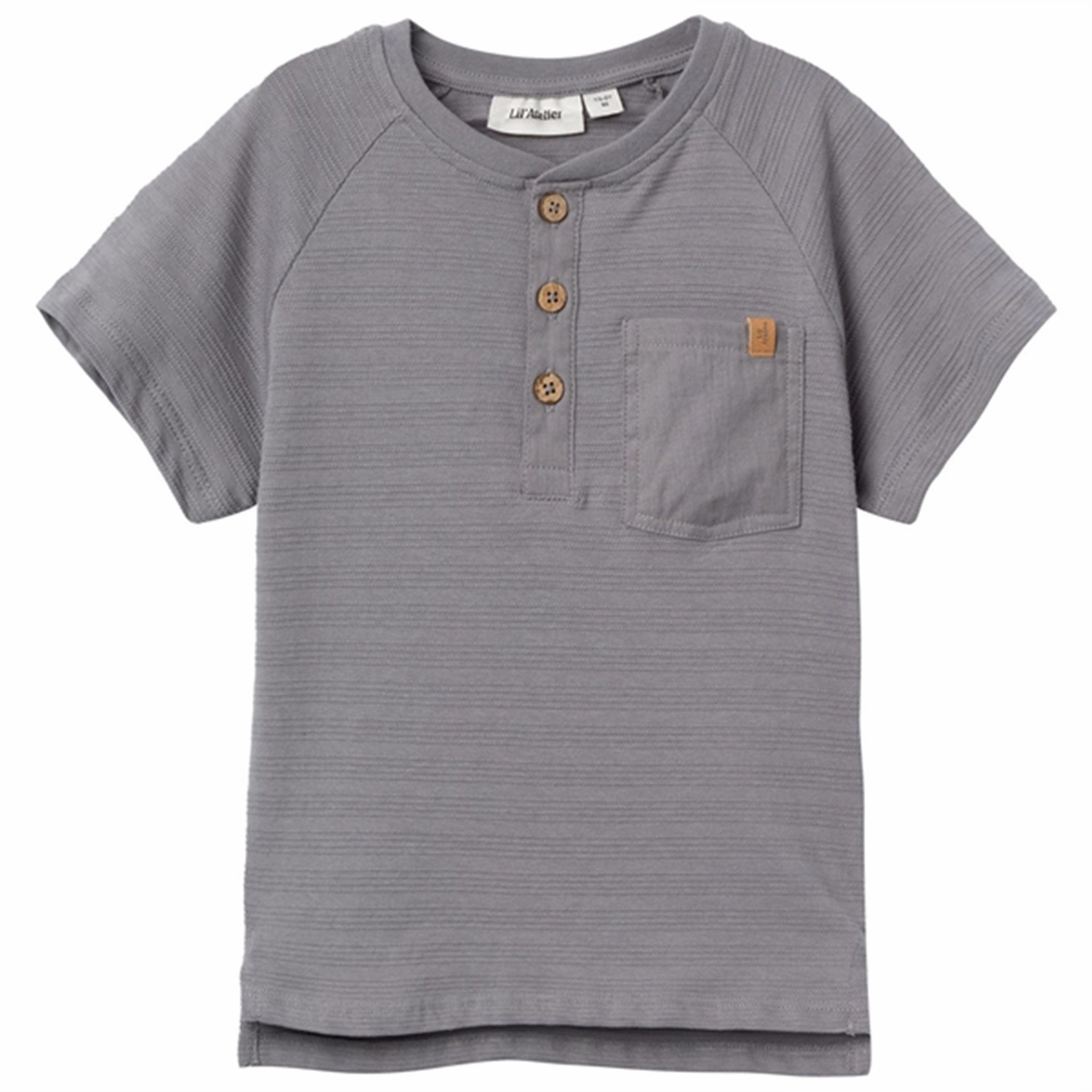 Lil'Atelier Frost Gray Hijan T-Shirt Cozy Vibes Sporty Layer Look