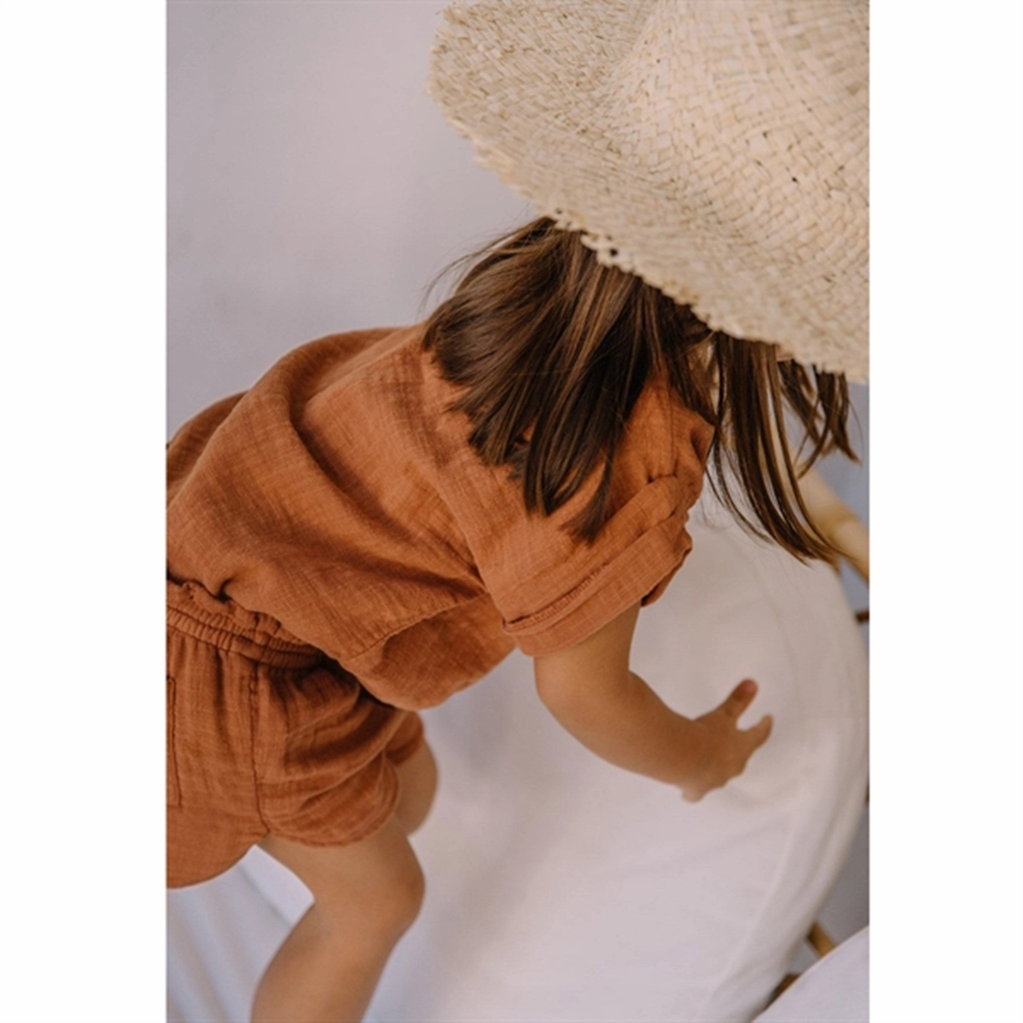 Studio Boheme T-shirt Praslin Caramel Non Restrictive Cut Travel Ready