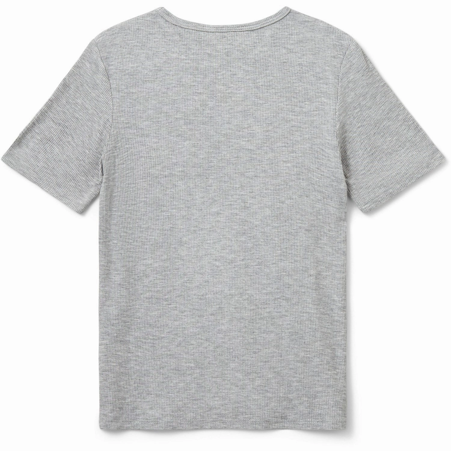 Everyday Chic Sofie Schnoor Grey Mel Nataliasy Rib T-Shirt