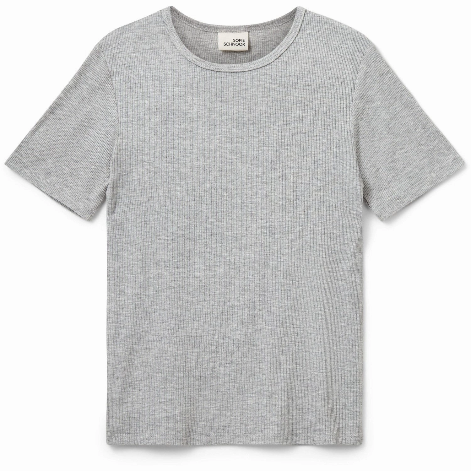 Sofie Schnoor Grey Mel Nataliasy Rib T-Shirt Outdoor Ready