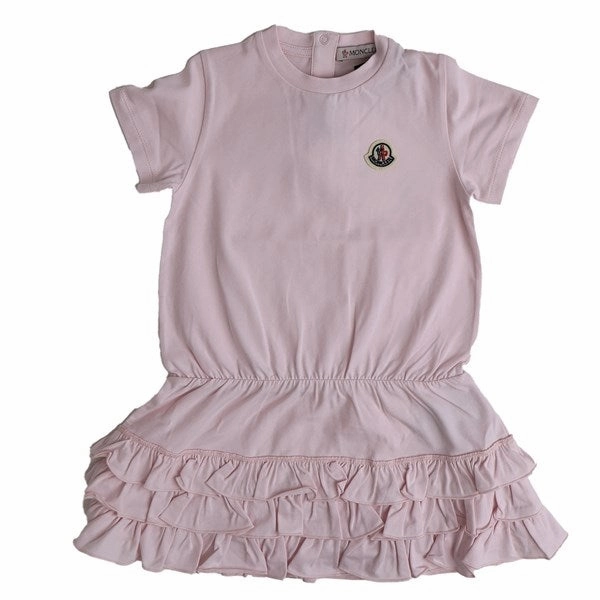 Moncler Dress Light Pink Sleek and Flattering Mid Season