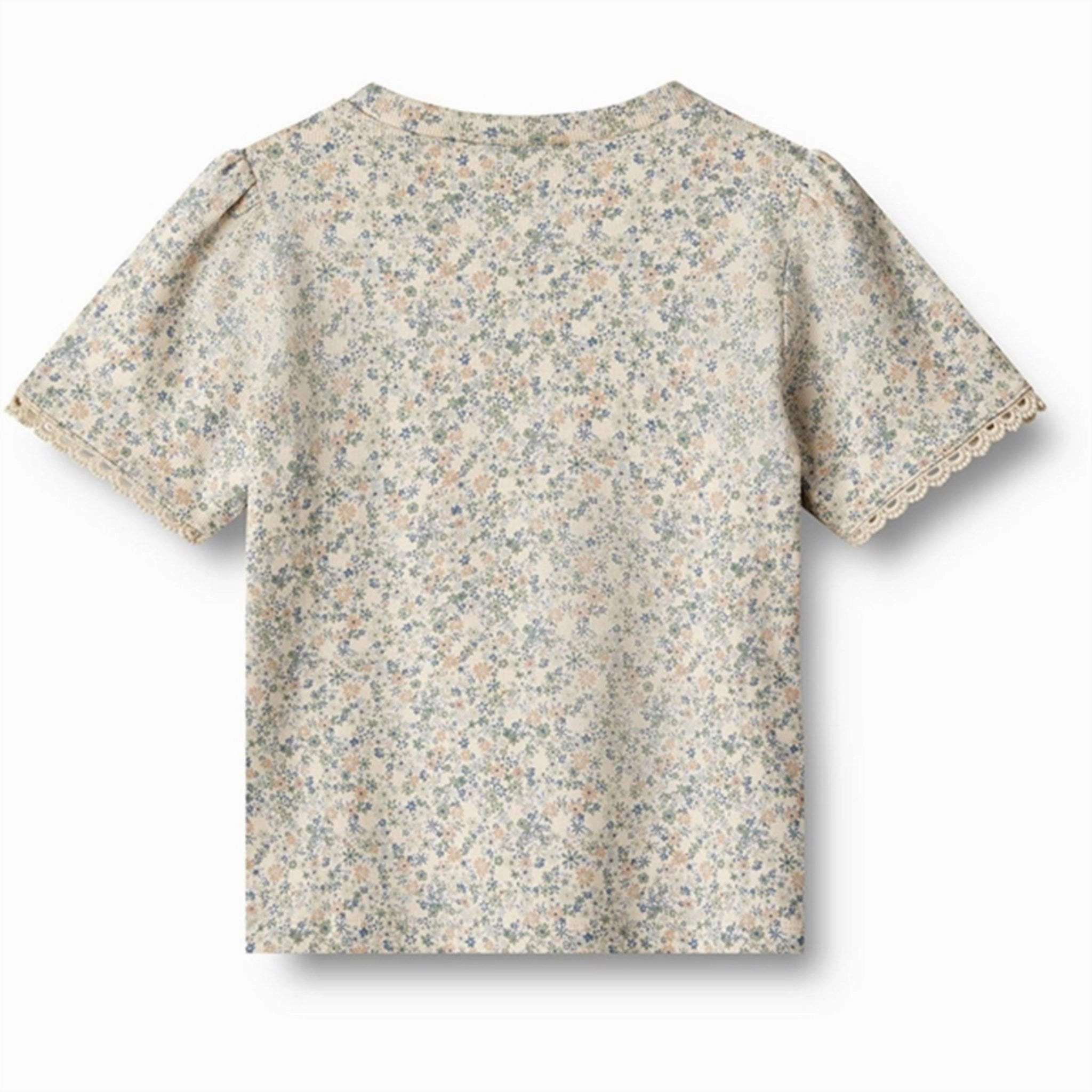 Wheat Sandshell Mini Flowers T-shirt Iris Sporty Layer Look PreShrunkCotton