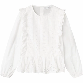 Summer Camp Name It Bright White Kora Shirt