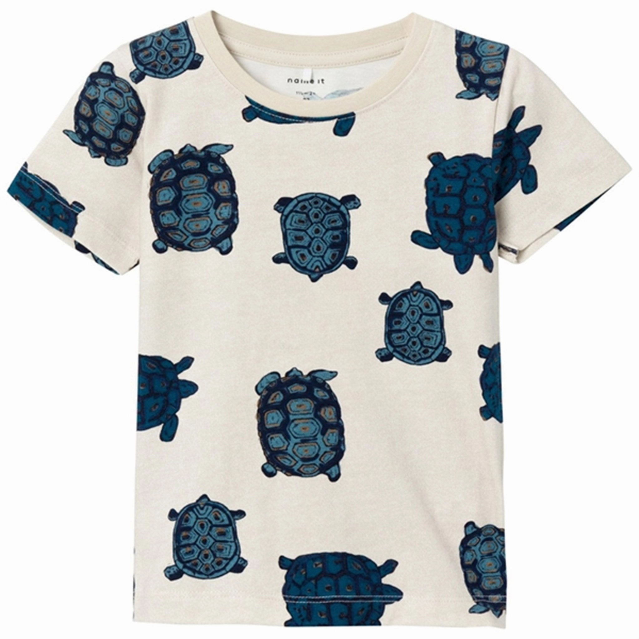 Breathable mesh lining Moisture wicking Name it Peyote Melange Jeppe T-Shirt