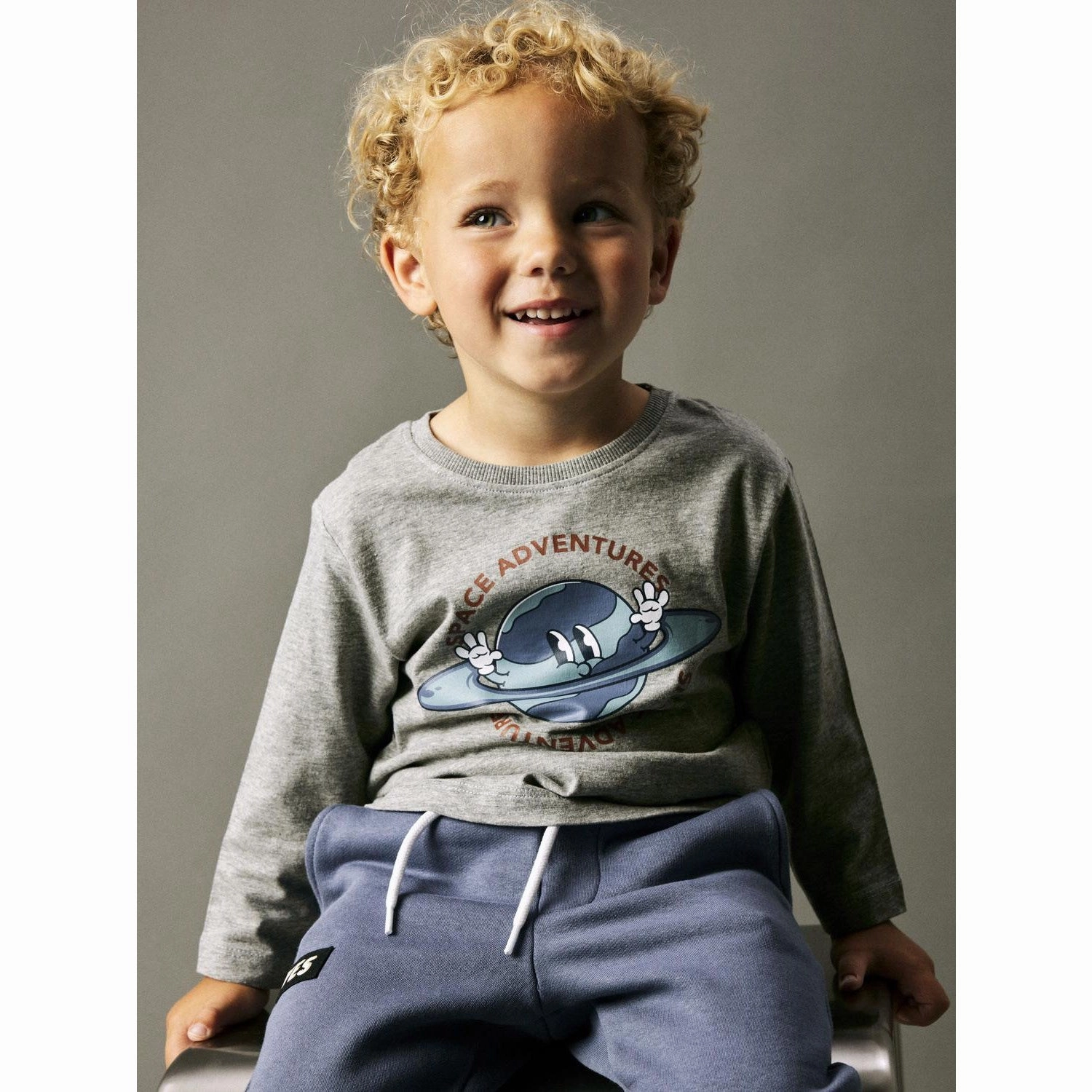 Standalone Option Name It Grey Melange Oswin Regular Blouse