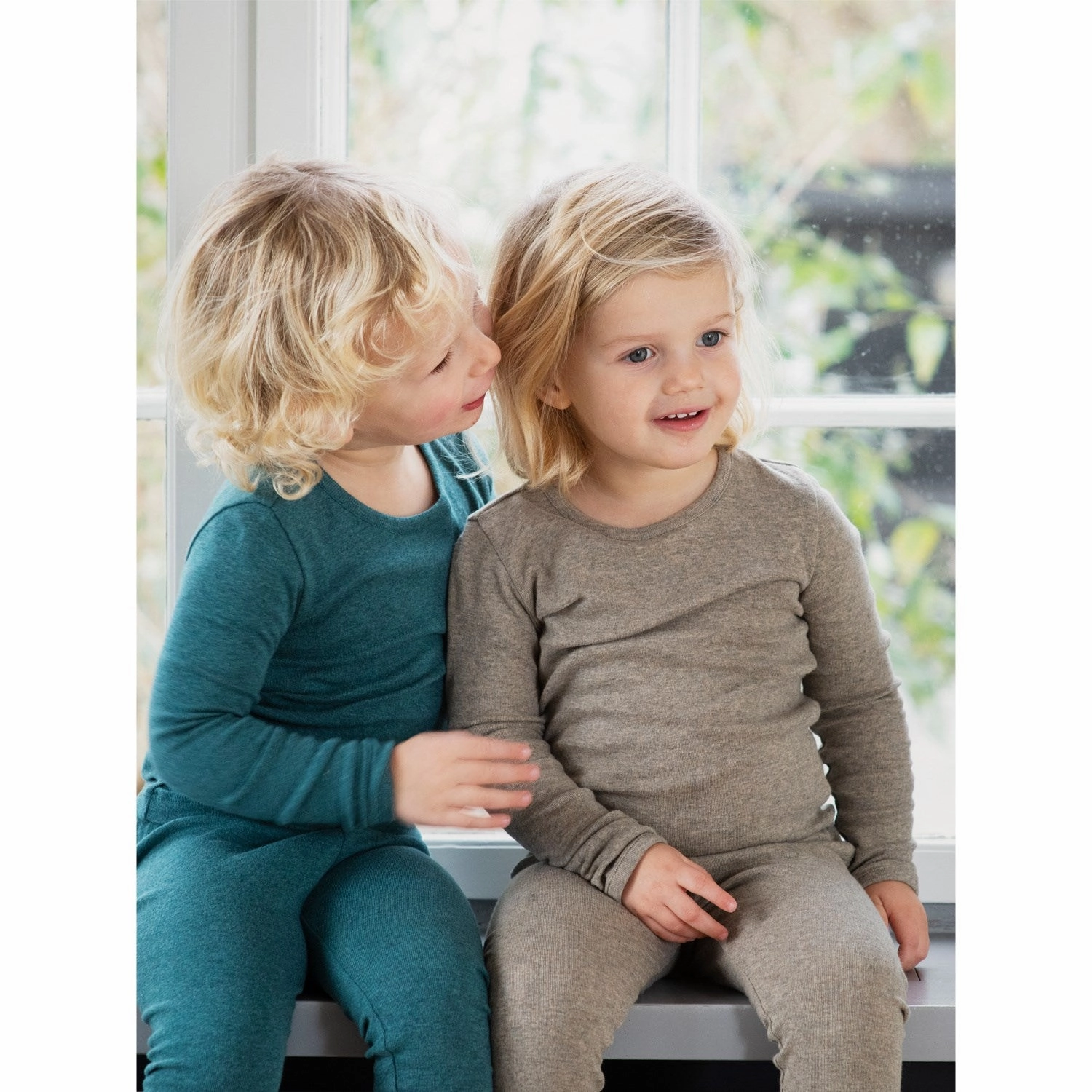 Cuffed hem Morning Comfort Serendipity Taupe Slim Blouse