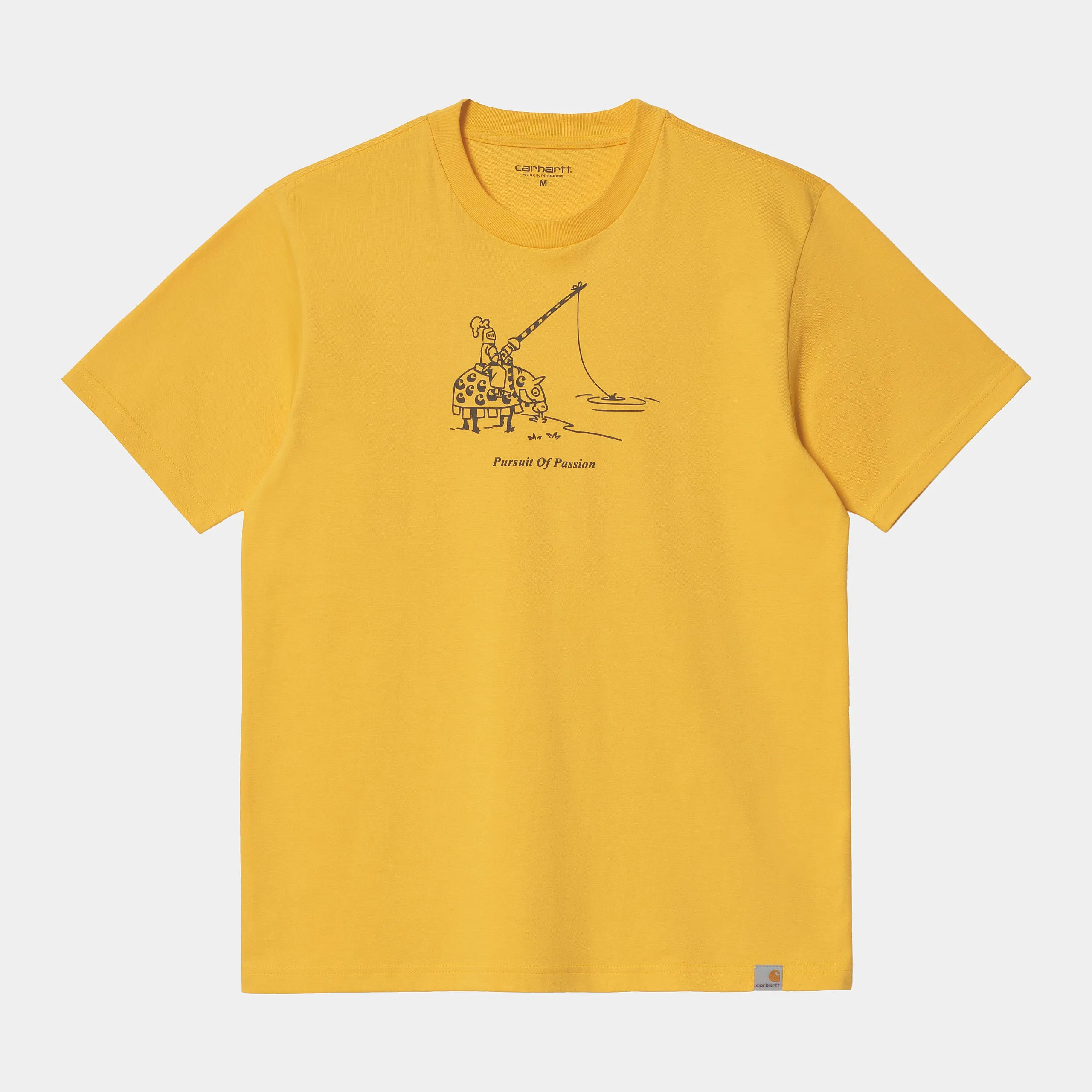Summer Wear Personalized Carhartt T-shirt uomo manica corta Jousting I030195 15 yellow