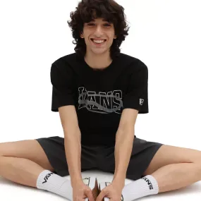 Flattering Fit Adaptable Vans T-shirt manica corta da uomo Classic Sport SS VN0A7PKUBLK1 nero