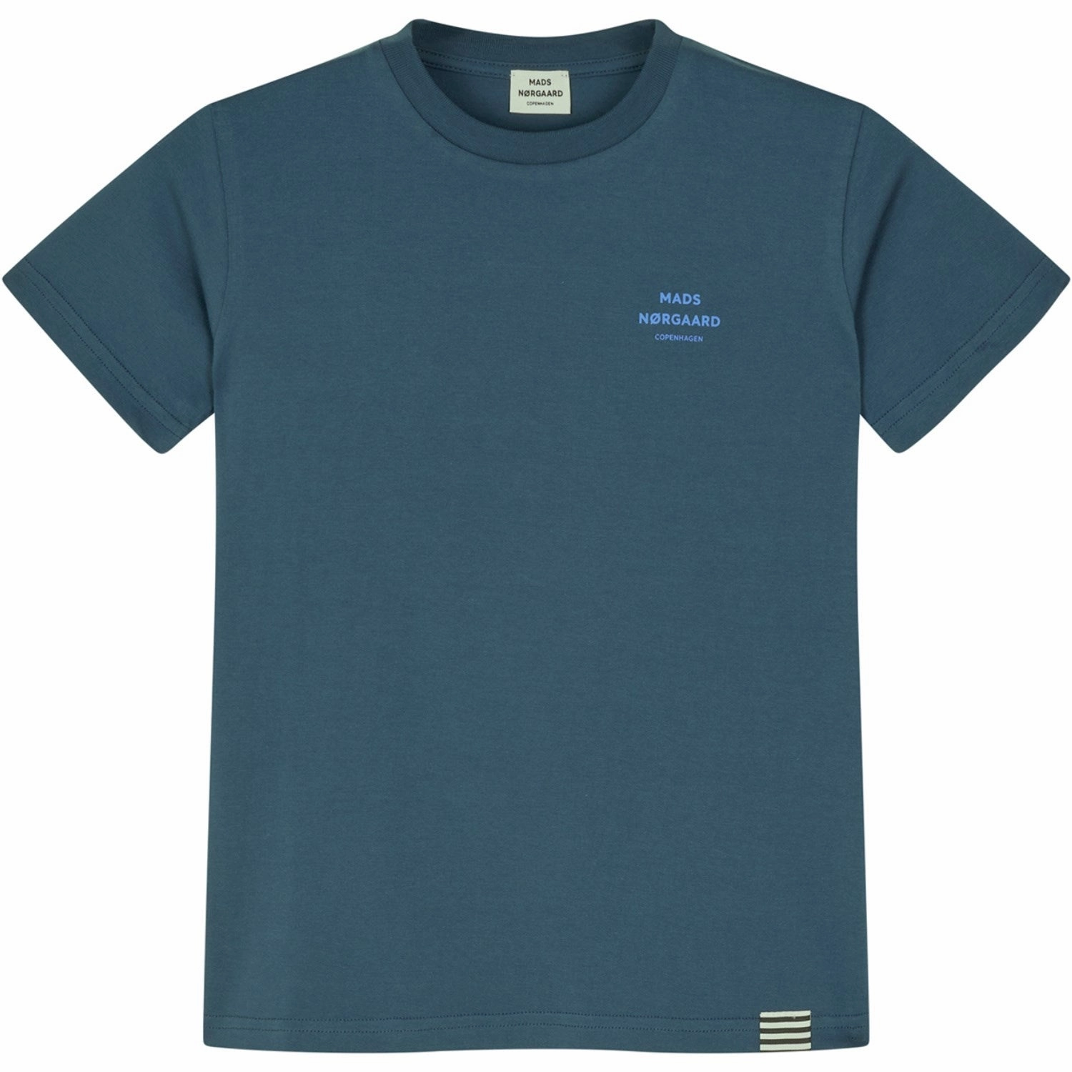 Comfort Design Wide Neck Opening Mads N?rgaard Midnight Navy Printed Tee Thorlino Tee