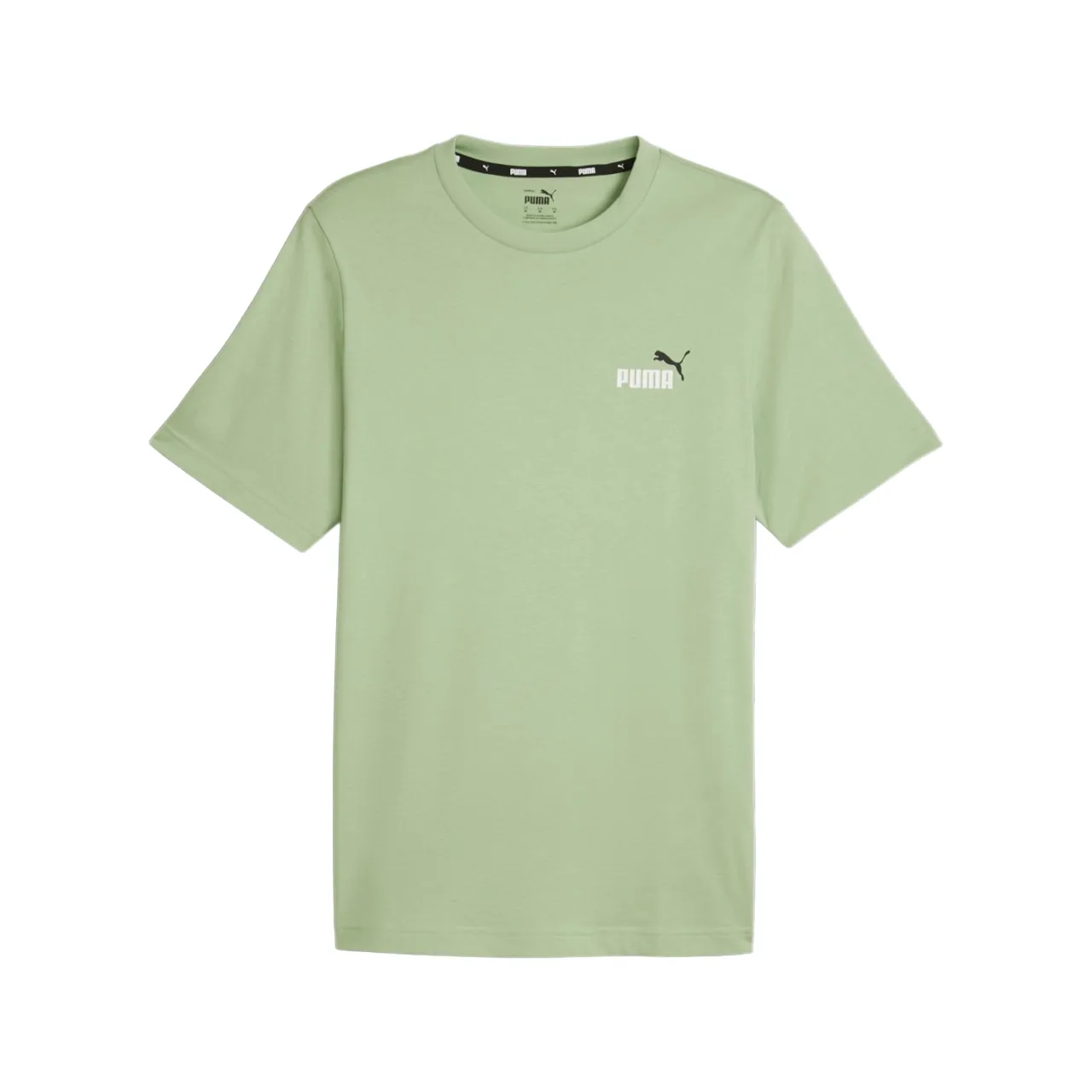 Casual Comfort Layer Movie Night Puma maglietta manica corta da uomo Essentials 674470-95 verde chiaro