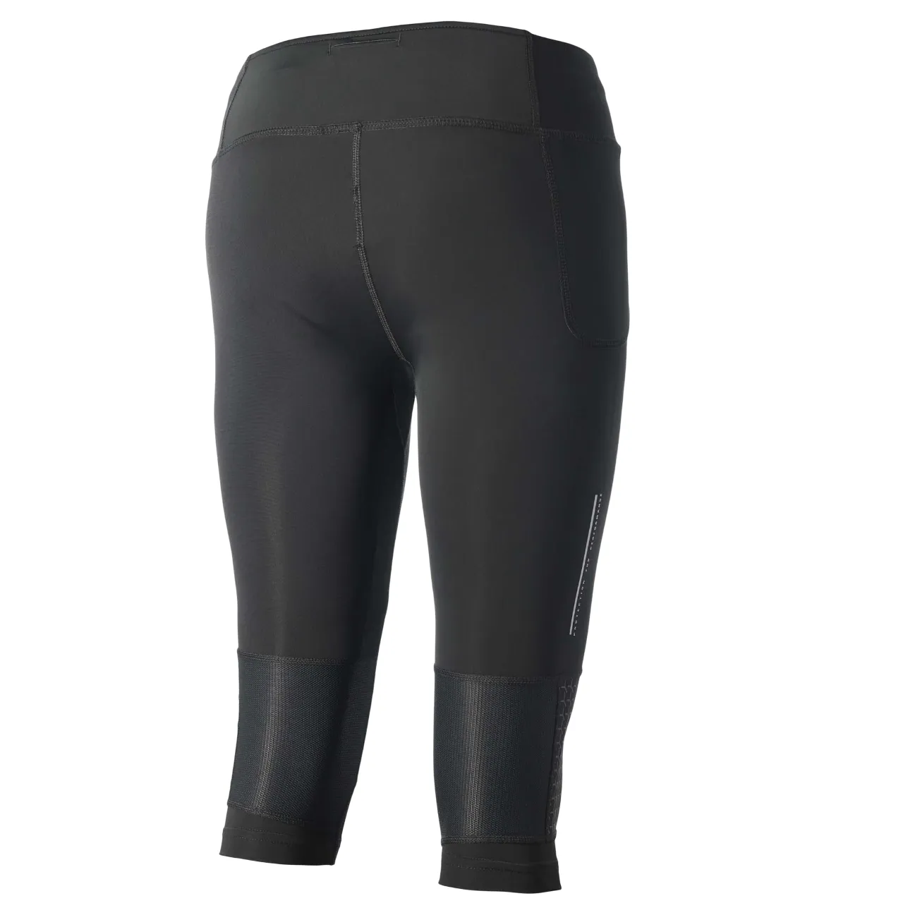 All-Purpose Wear Mico pantalone sportivo a 3/4 da donna X-Performance Run elasticizzato PA00477_007 nero