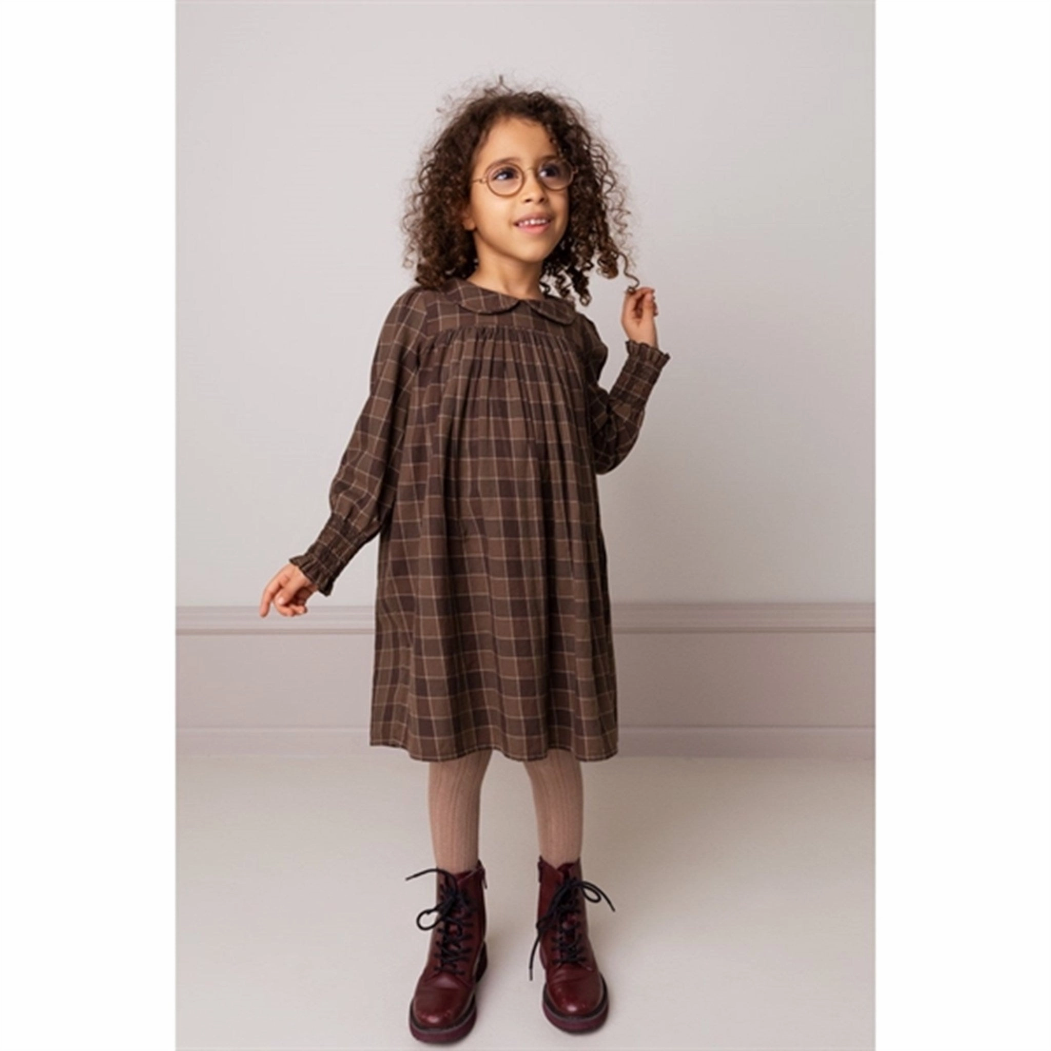 MarMar Autumn Check Dulla Dress Jewel Tones