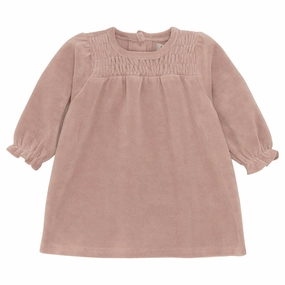 Huttelihut Fawn Dress Velour Gemstone-Detail