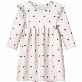 Name It Cloud Dancer Dheart Dress Glamorous look Light Appeal