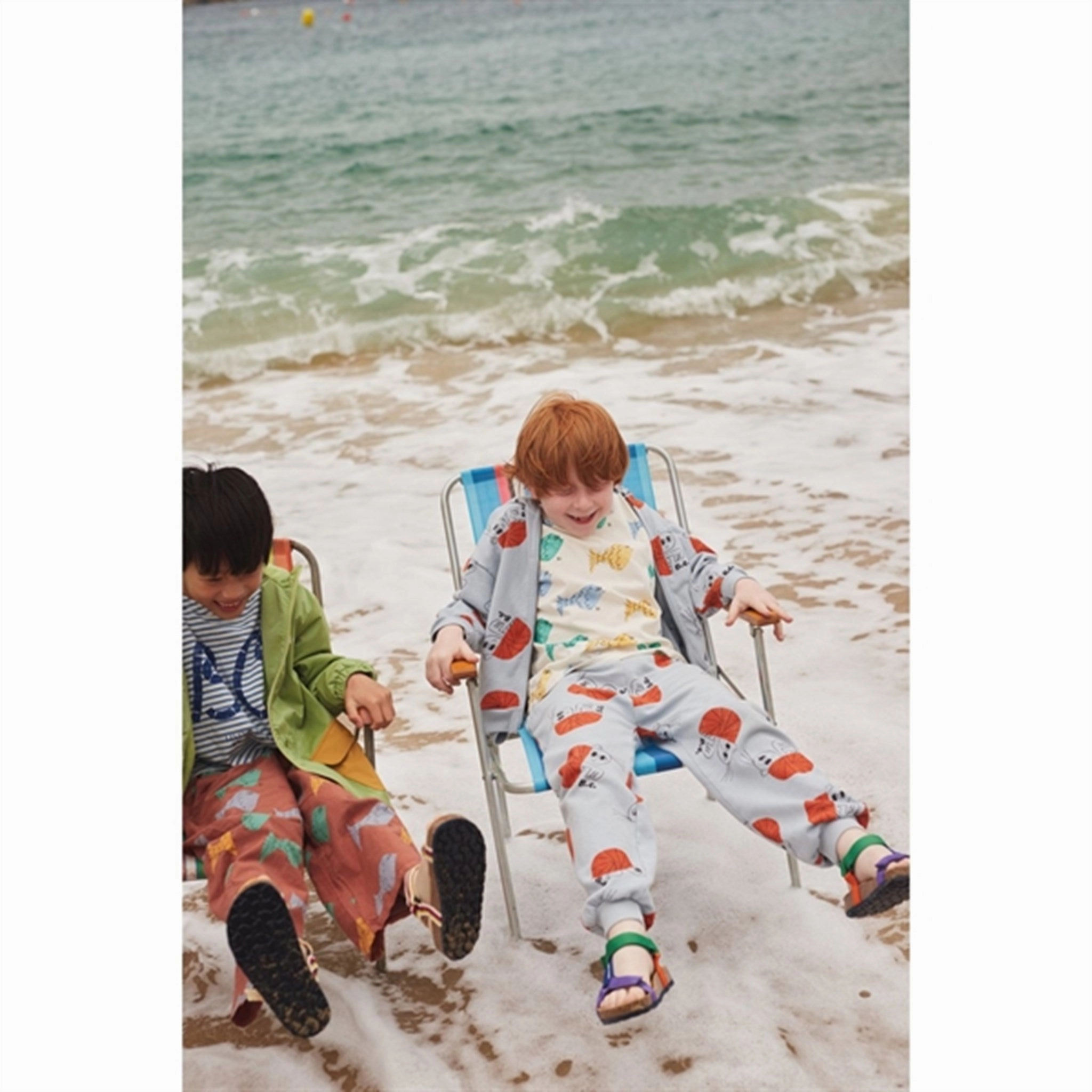 Bobo Choses White Multicolor Fish All Over T-Shirt Machine washable Zero Waste Production