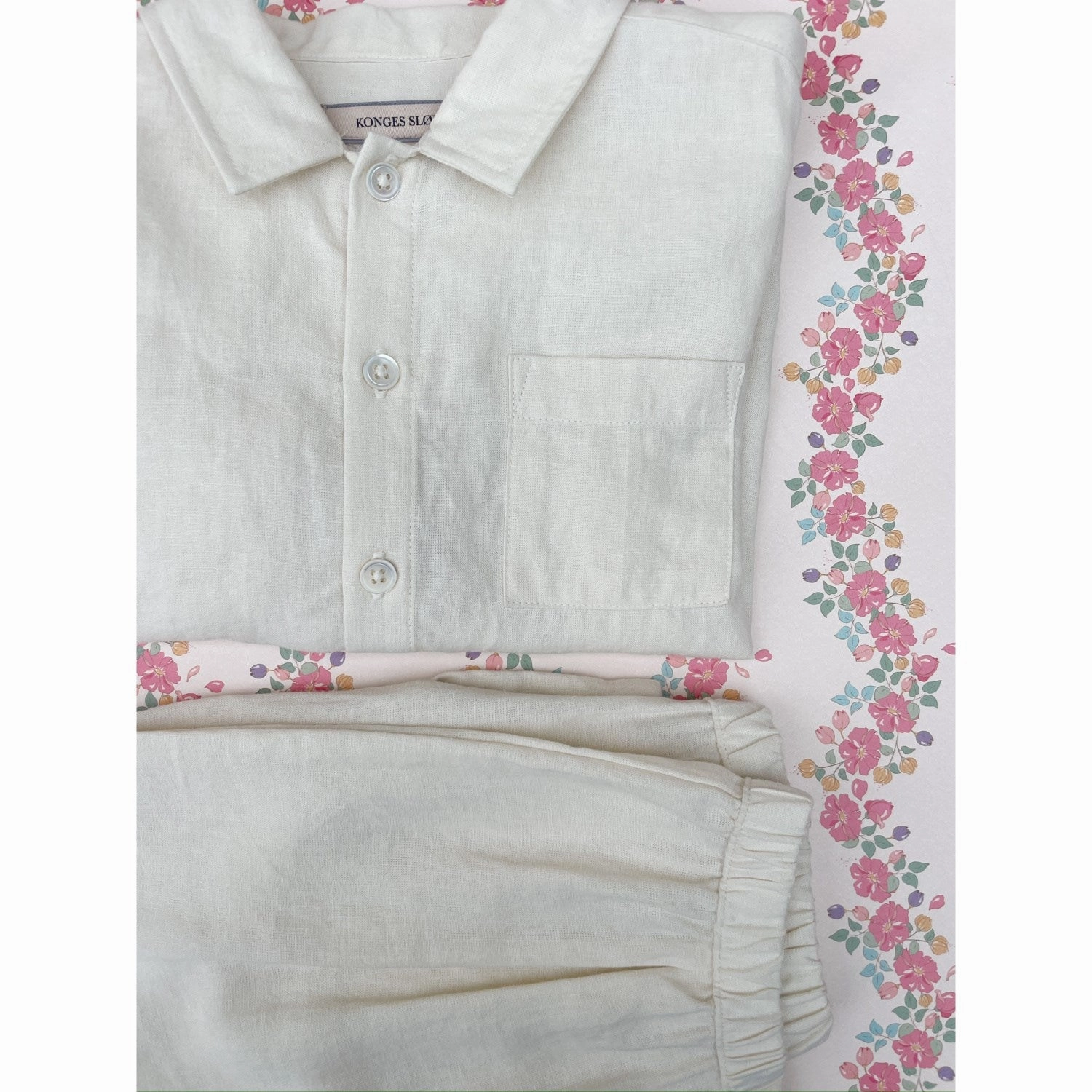 Tailored Cuffs Statement Piece Konges Sl?jd Eggnog Celebration Franzen Shirt