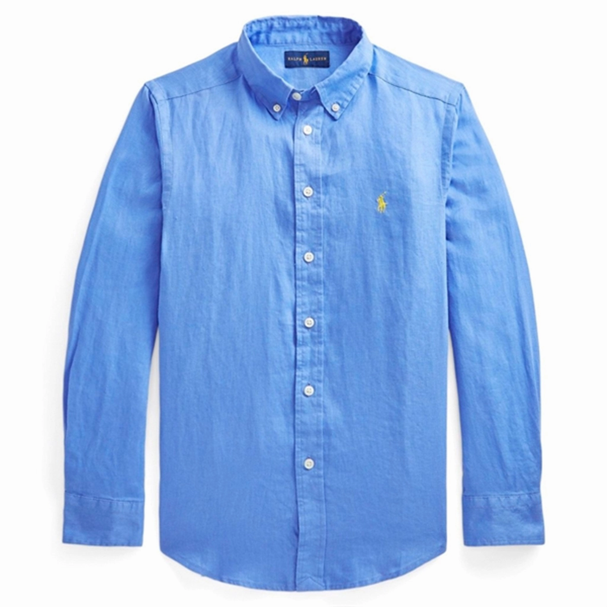 Smooth Texture Polo Ralph Lauren Shirt Harbour Island Blue
