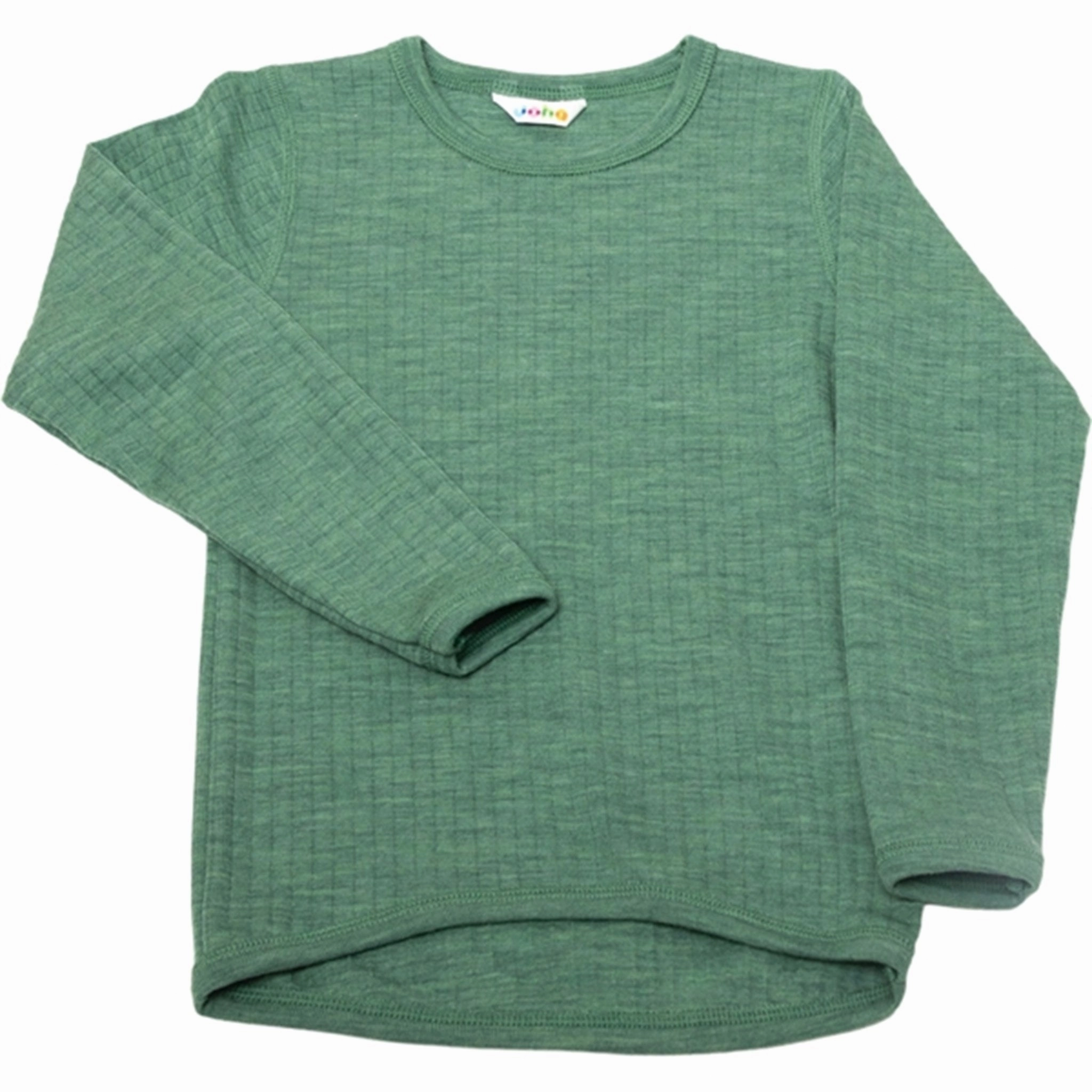 Joha Wool Green Blouse Basic Holiday Gift