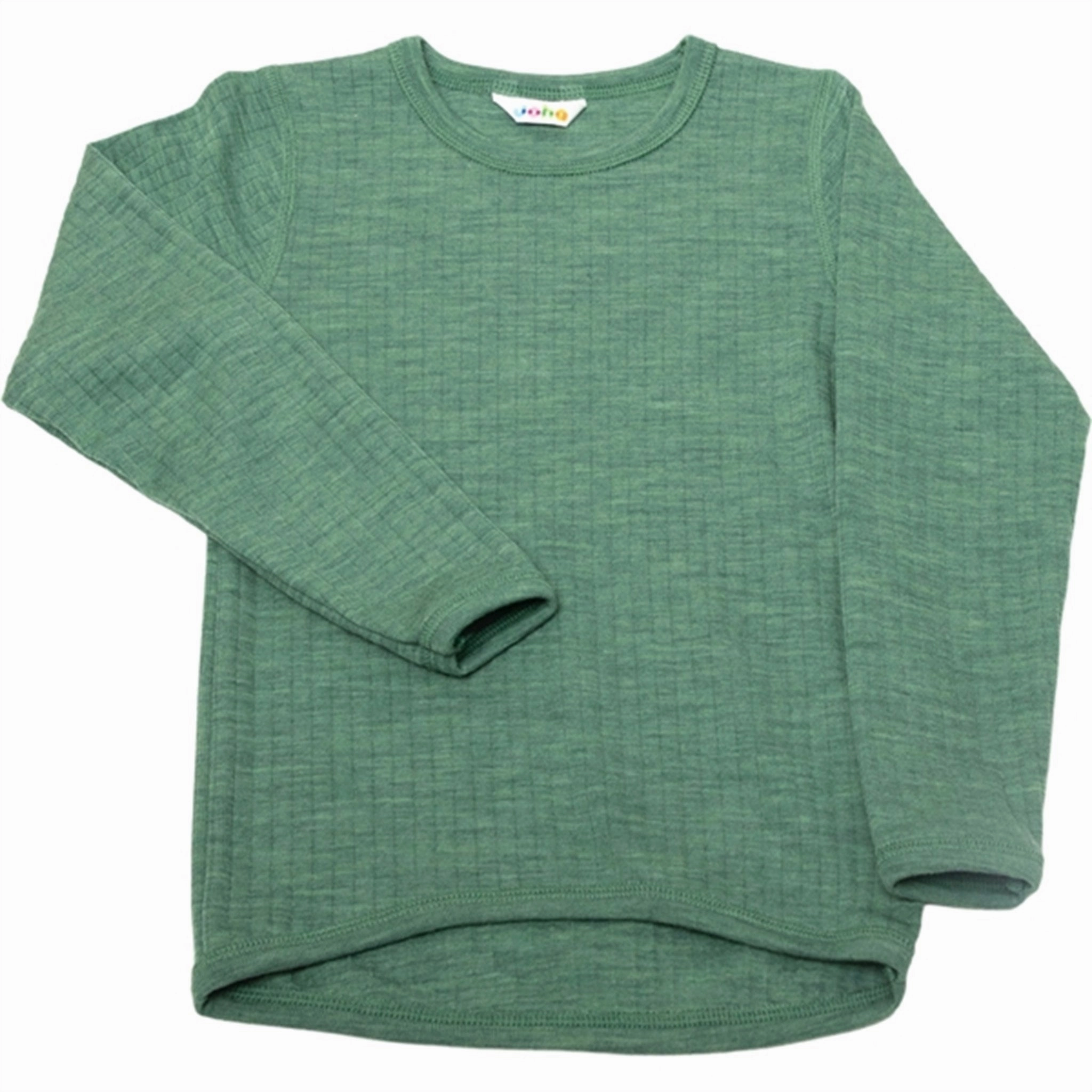 Vibrant Colors Joha Wool Green Blouse Basic