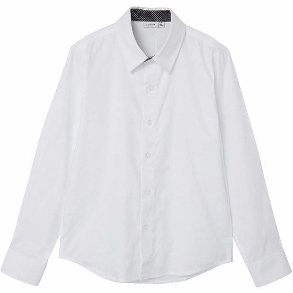 Name it Bright White Feshirt Shirt Monochrome Palette Custom Fit