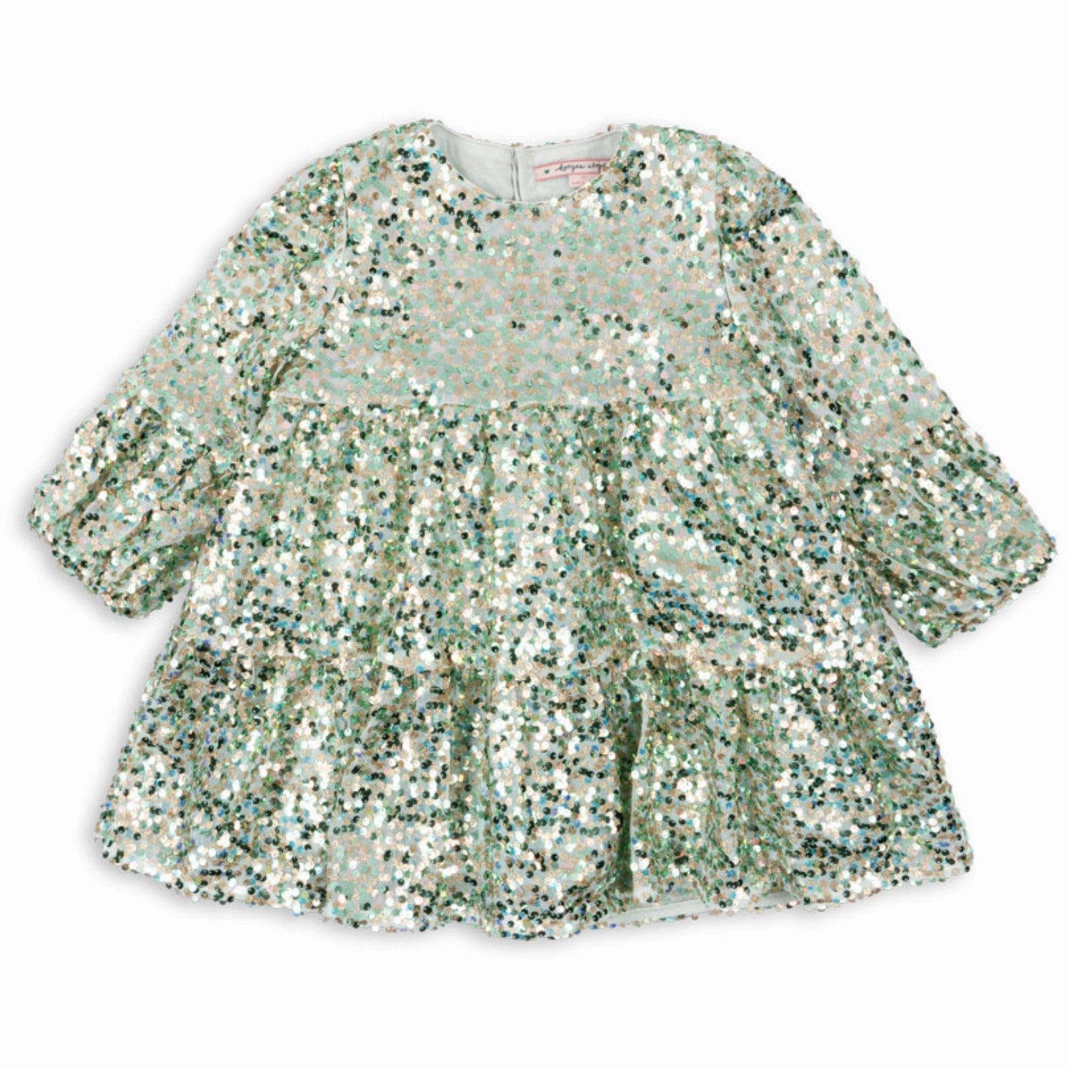Functional-Design Konges Sl?jd Green Lila Sequins Dress