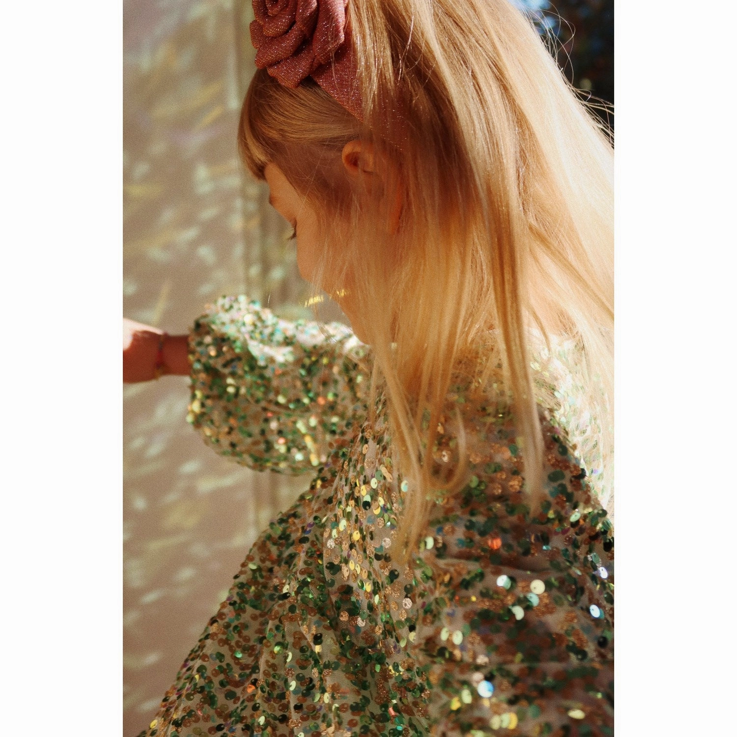 Konges Sl?jd Green Lila Sequins Dress windproof Weekend Ready