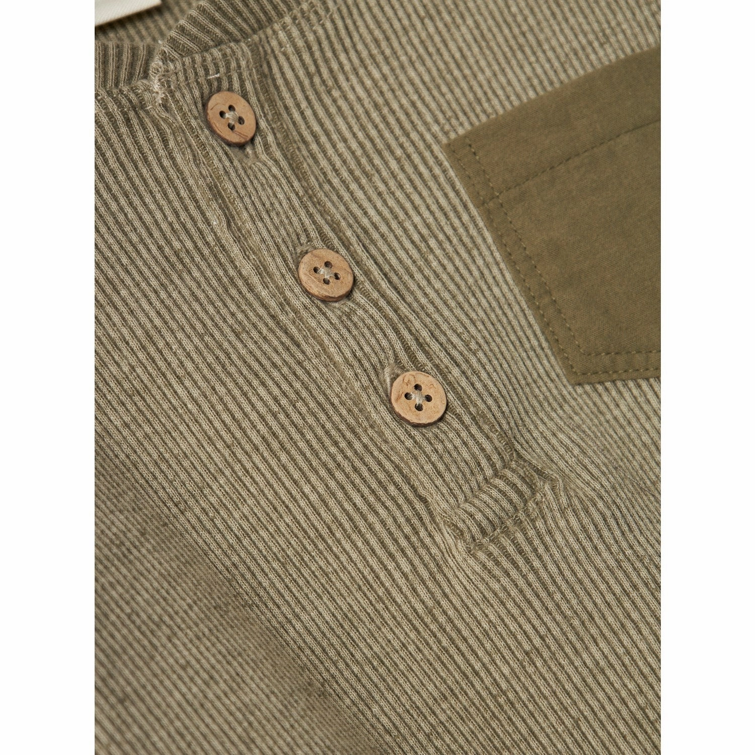 Flexible Movement Hypoallergenic Lining Lil'Atelier Moss Gray Barbar Slim Blouse