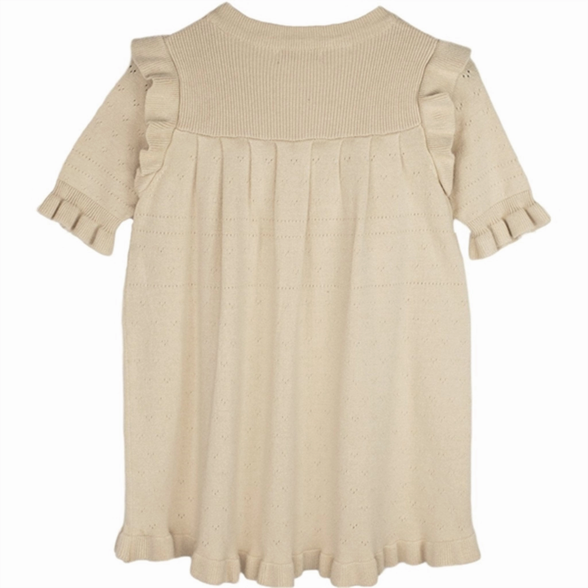 Light Blend Fliink Sandshell Fame Embr. Knit Dress