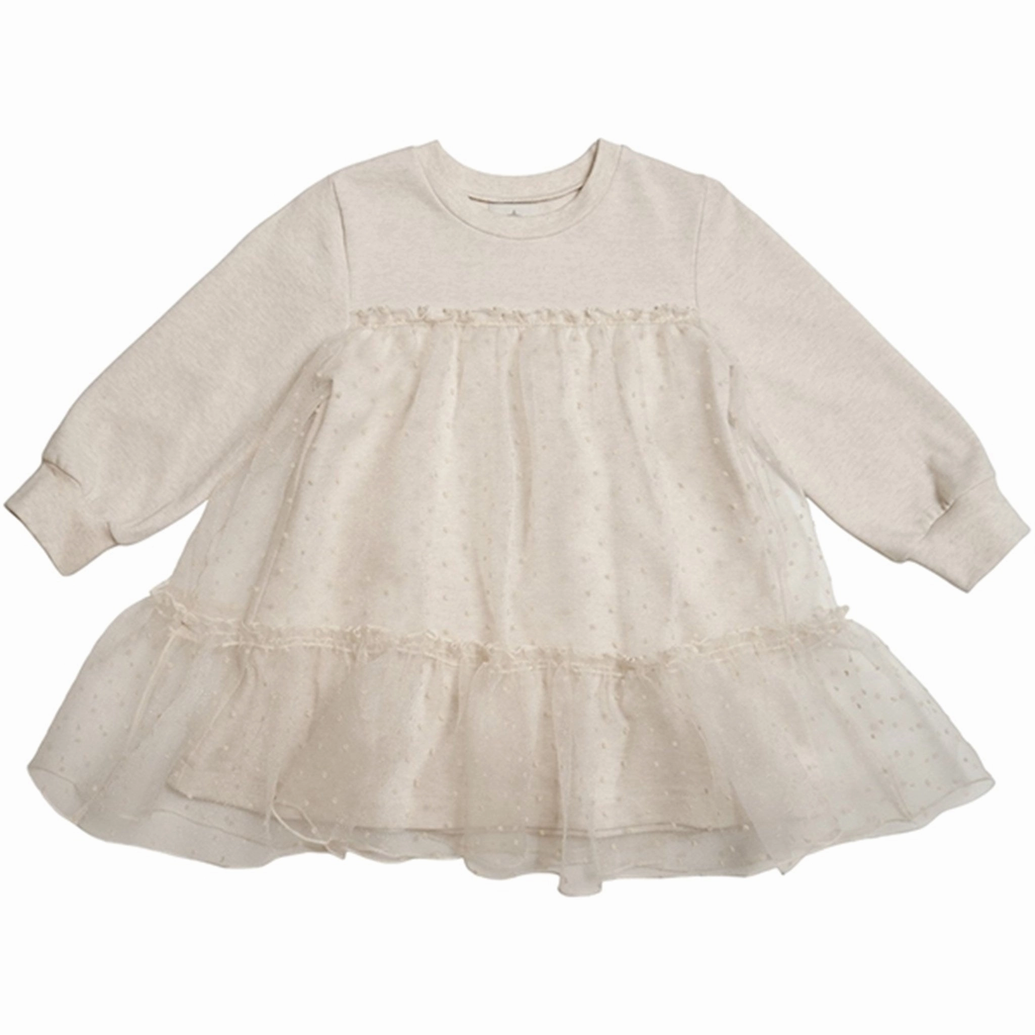 slim cut Statement Look Huttelihut Parti Dress Off White