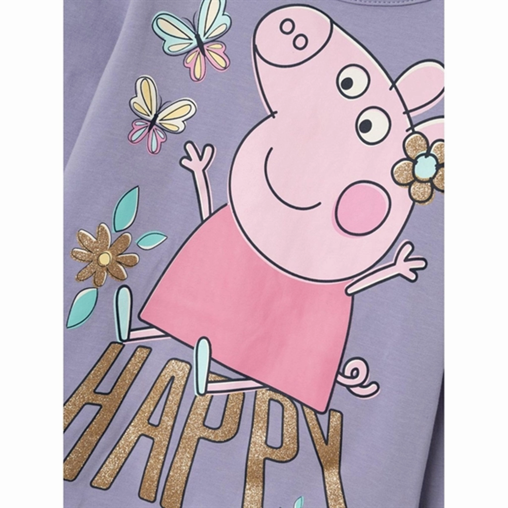 Name it Heirloom Lilac Fydina Peppa Pig Blouse Handcrafted Detail