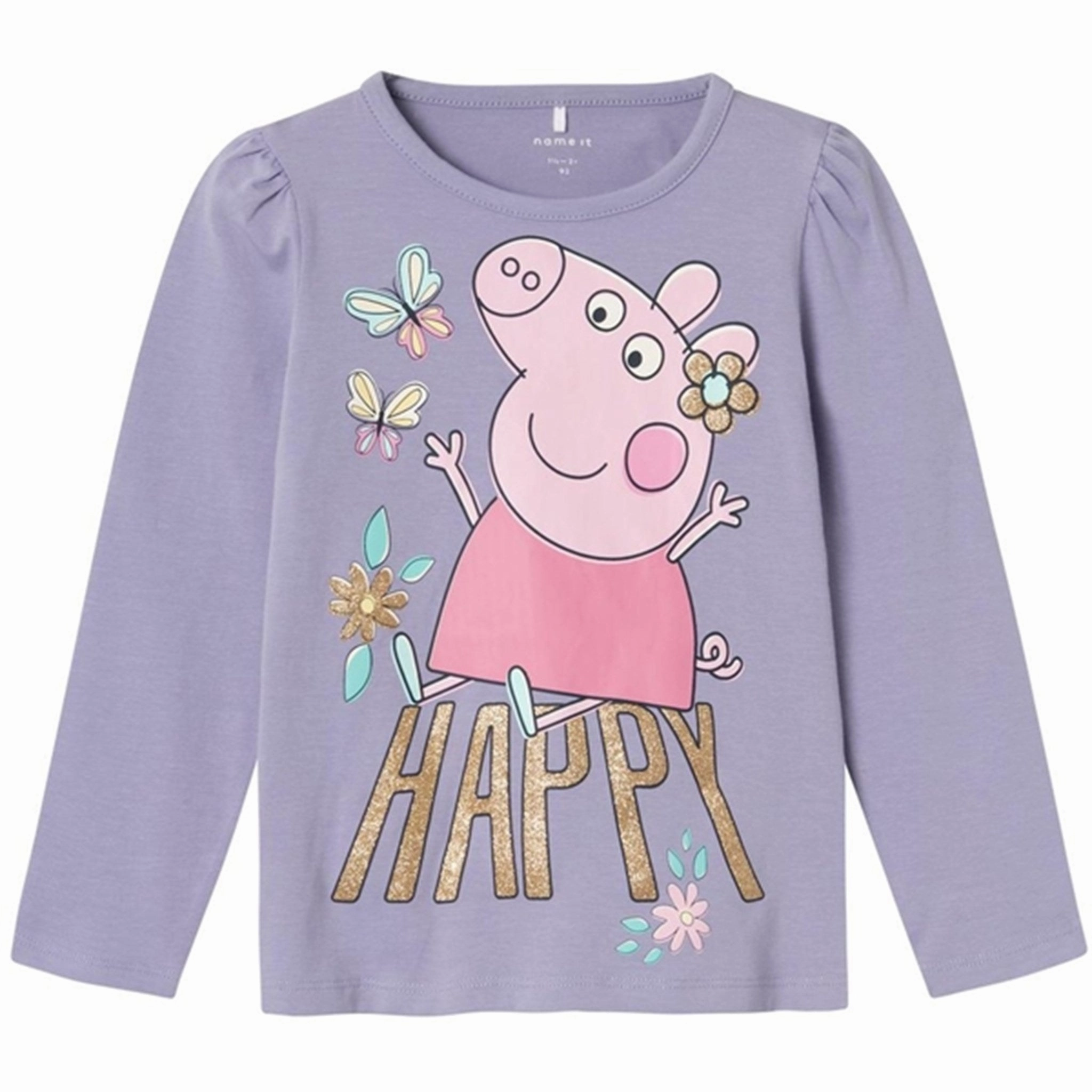 Name it Heirloom Lilac Fydina Peppa Pig Blouse Fade Resistant Loose style