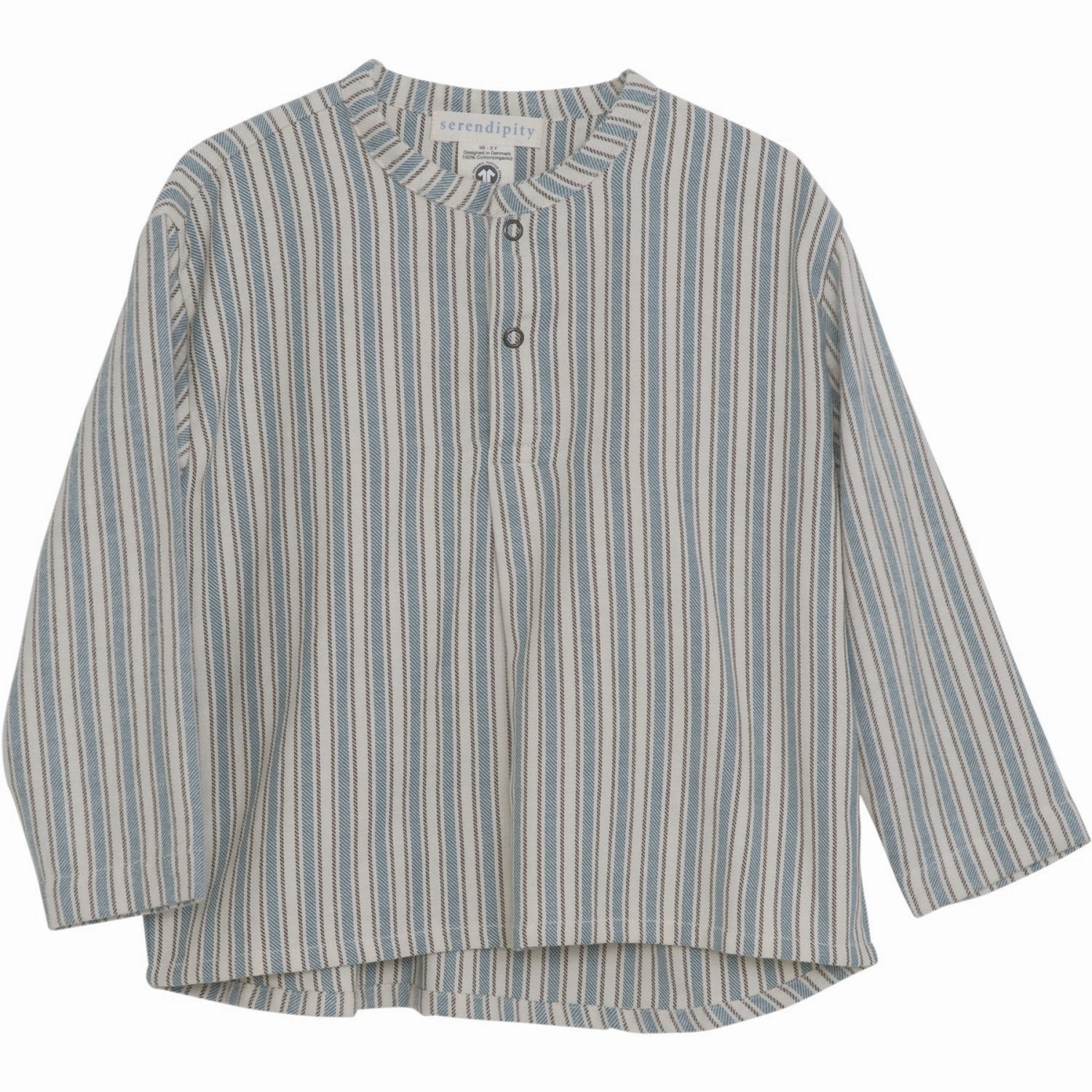 Serendipity Arctic Stripe Brushed Shirt Lightweight Comfort Stylish Design