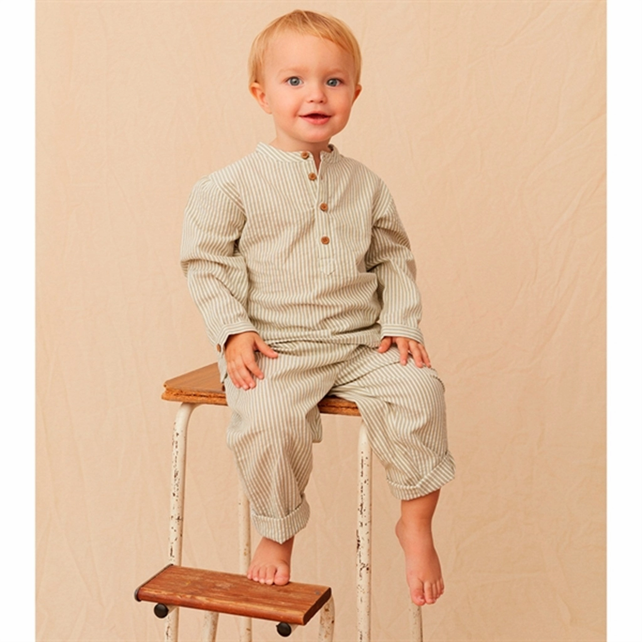 Sofie Schnoor Shirt Green Abrasion Resistant Edging