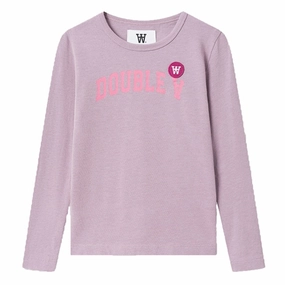 Workwear Ready Wood Wood Light Amethyst Kim Arch Logo Bluse