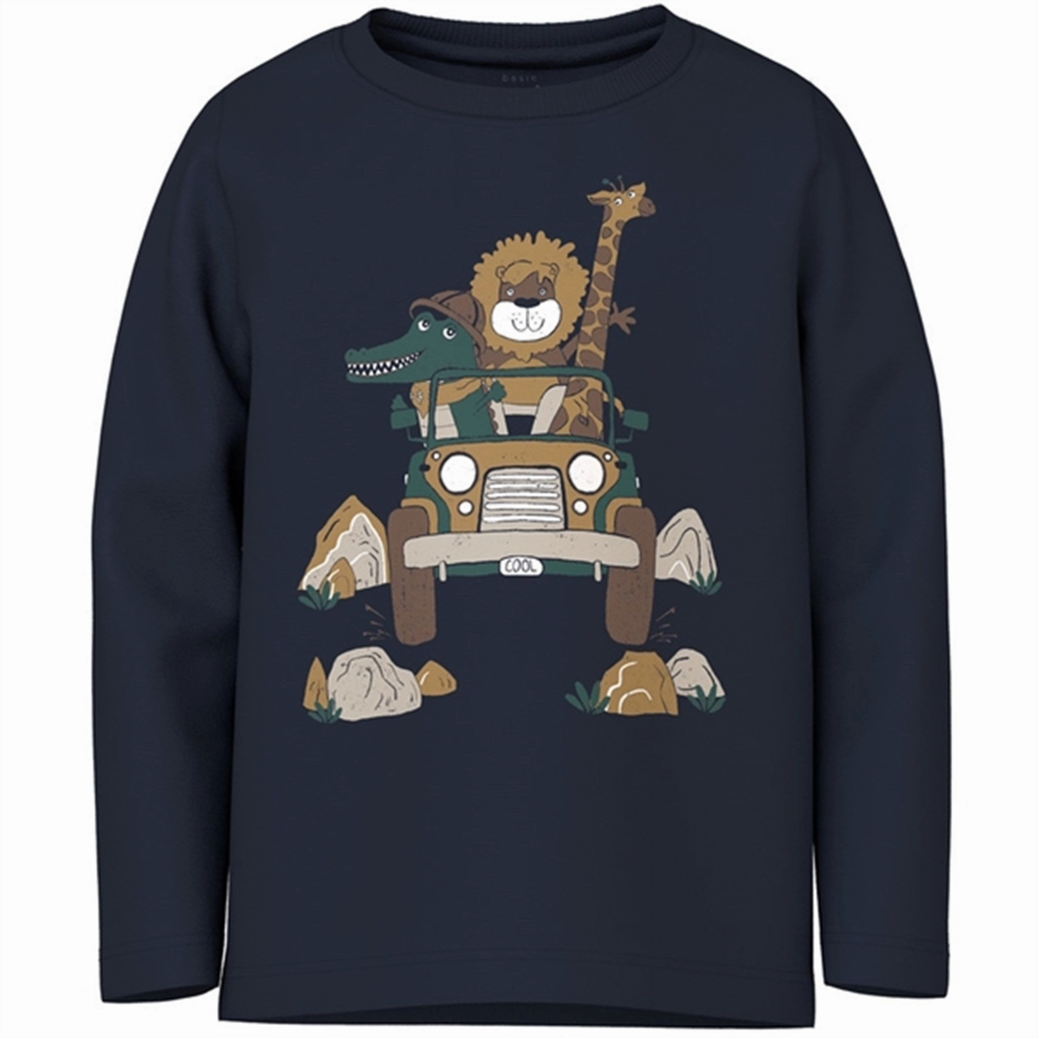 Name it Dark Sapphire Vux Blouse Chambray Fabric Seamless Shoulder Construction