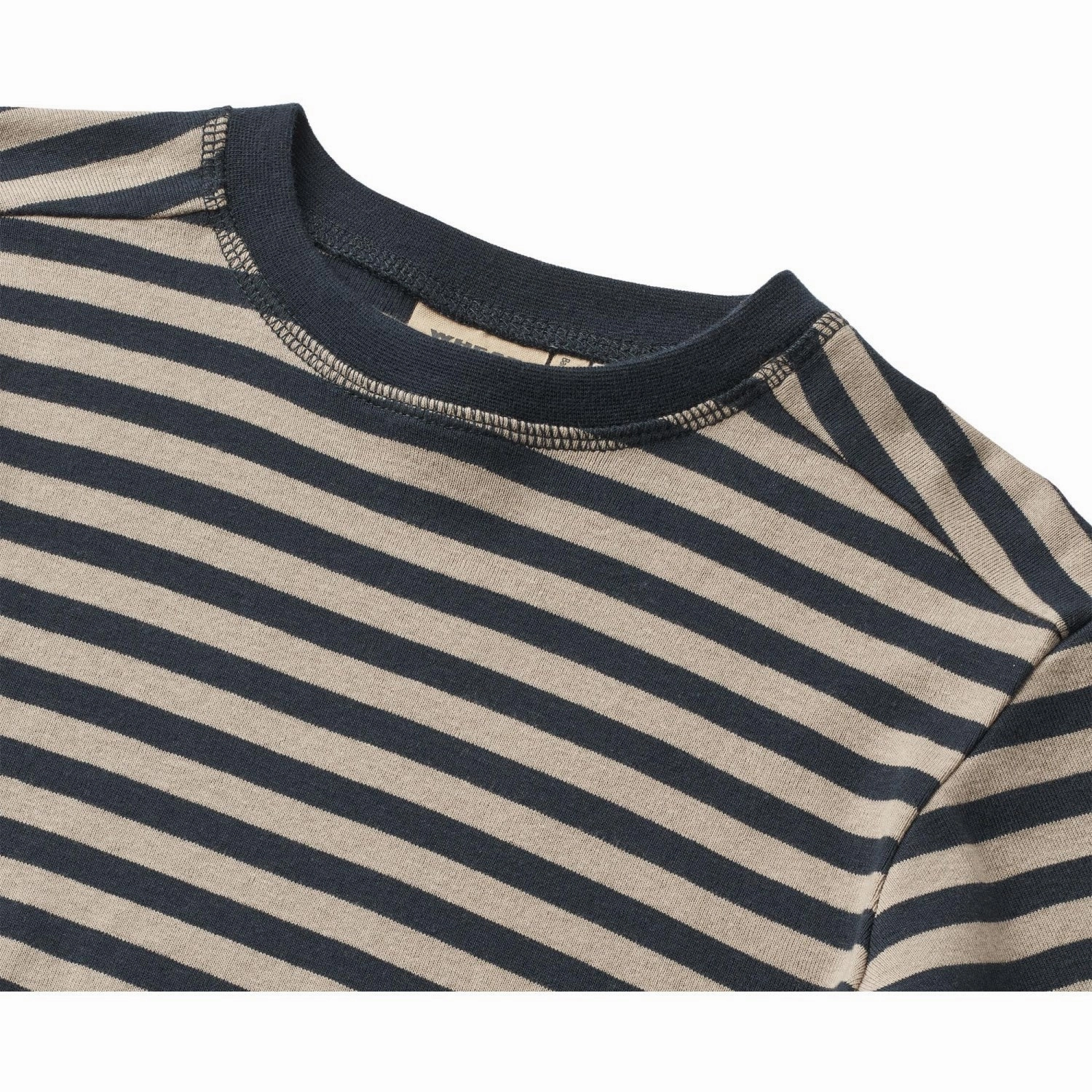 Distressed finish Wheat Navy Stripe Blouse Frans