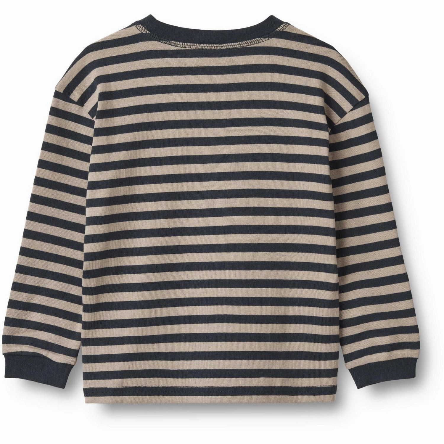 Cozy Feel Wheat Navy Stripe Blouse Frans