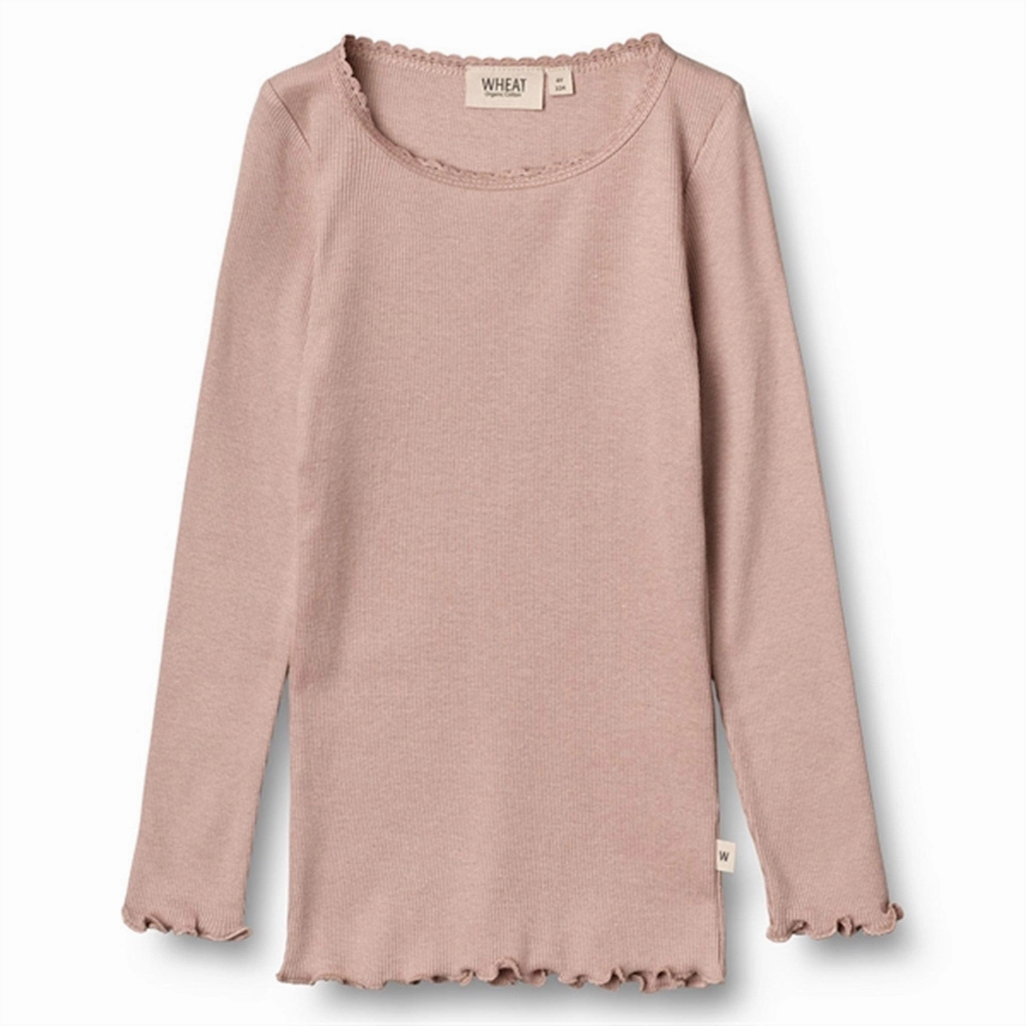 holiday season Wheat Rose Melange Rib Blouse Lace