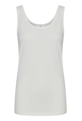 b.young Canotta da donna Top in maglia Iane sin 802894 80115 off white comfortable option Chilly Wear