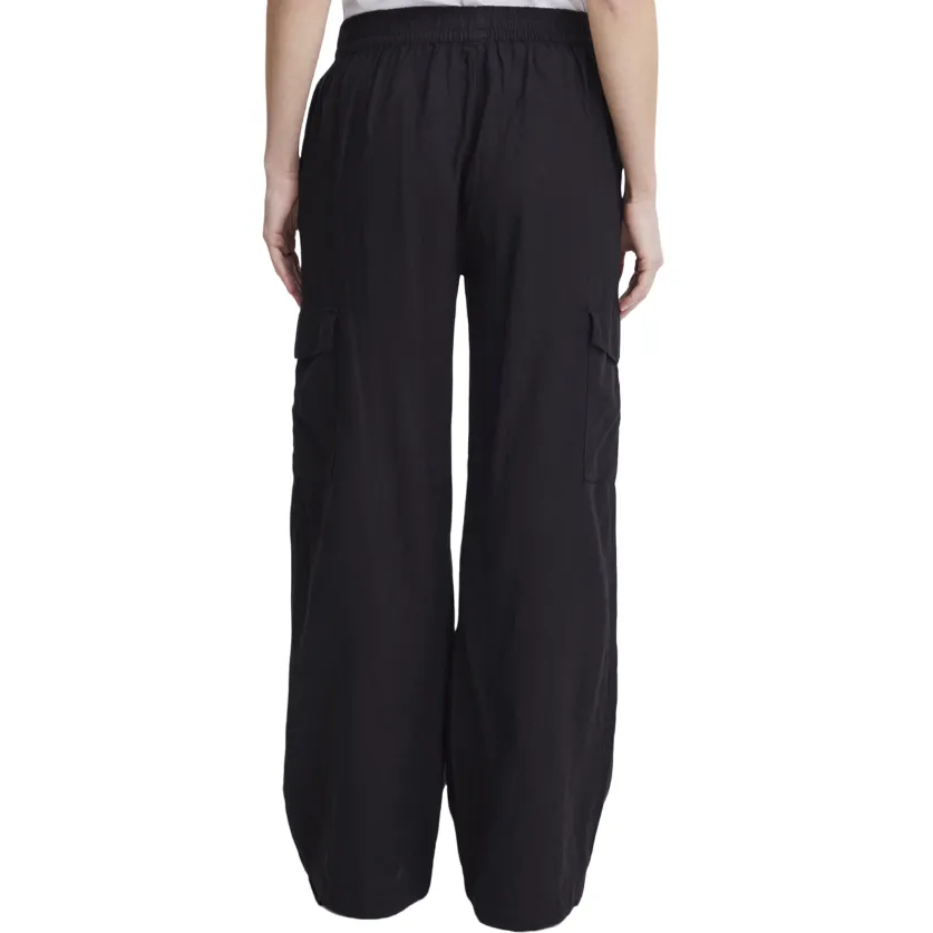 b.young pantalone cargo da donna Byfalakka 20814564 200451 nero Relaxed Wear Quick Dry Technology