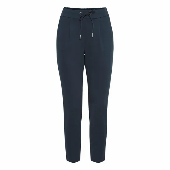 b.young pantalone casual da donna corto Rizetta 20803903 80466 blu Light and Cozy Air Comfort