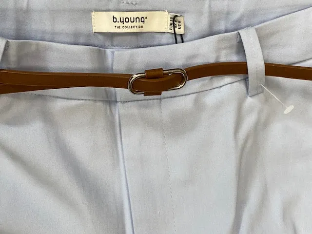 b.young Pantalone con cintura Days Cigaret 20803473 153915 kentucky blue Twill Weave Texture