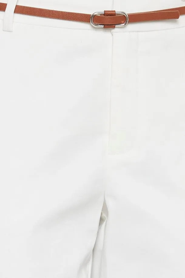 Relaxed Comfort Look Stretchy Material b.young Pantalone da donna Days Cigaret 20803473 80115 white