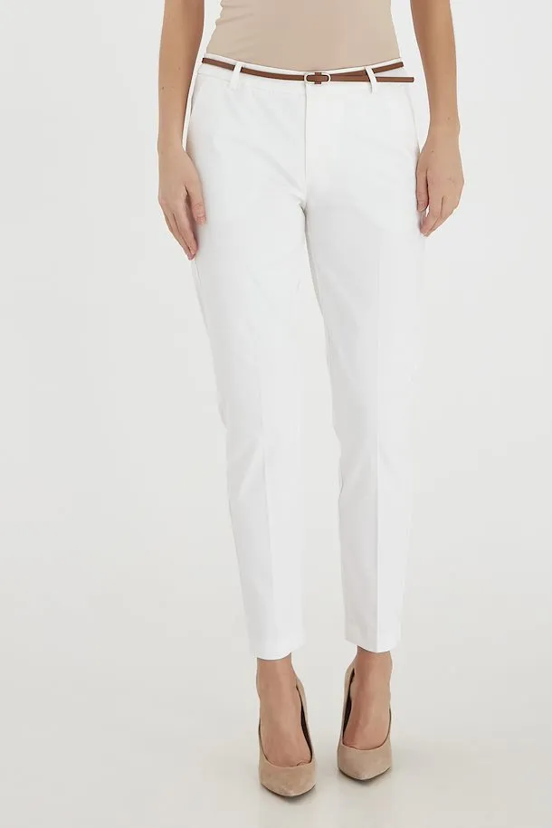 b.young Pantalone da donna Days Cigaret 20803473 80115 white Quick Motion