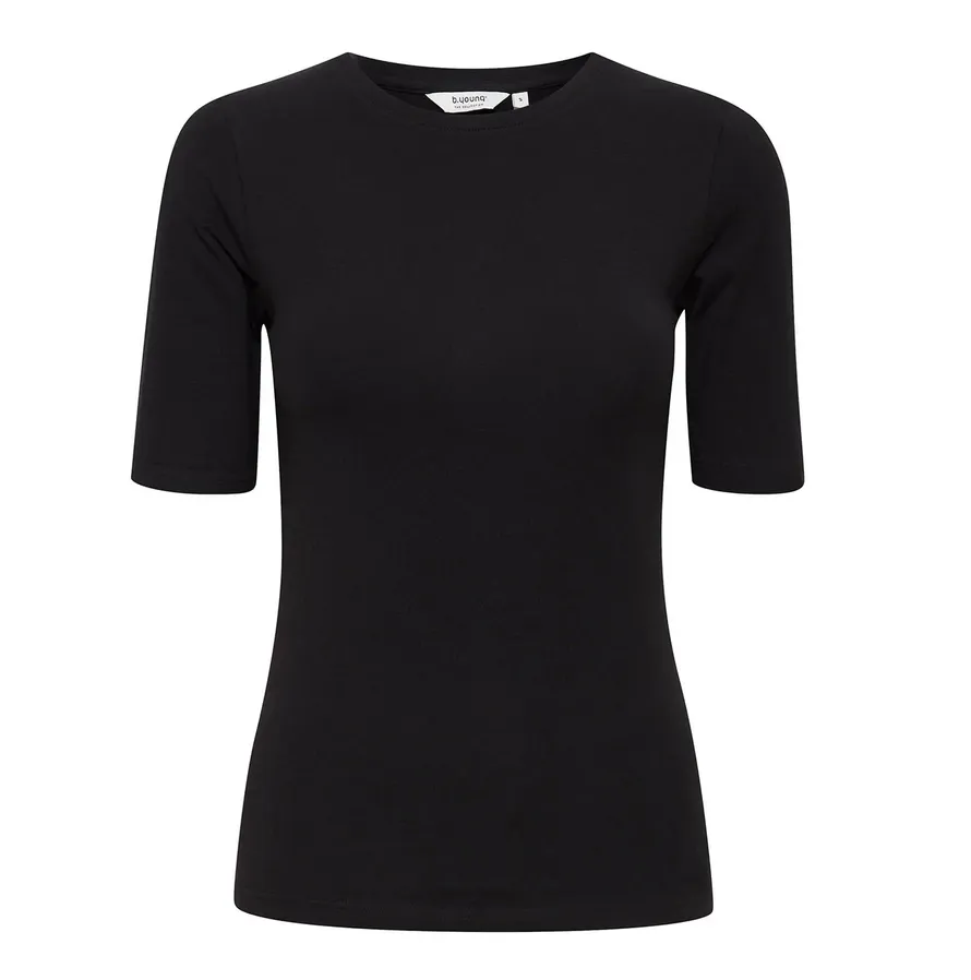 b.young t-shirt da donna manica corta Pamila 20806528 80001 nero Breathable knit