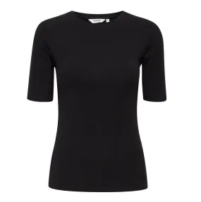 b.young t-shirt da donna manica corta Pamila 20806528 80001 nero Breathable knit