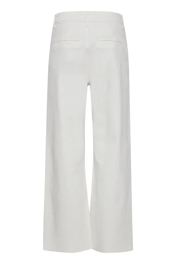 b.yuong Pantalone a vita alta Kato Bylydia Cropped Jeans 20812692 114800 bianco BreathableFabric Core Utility